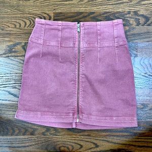 Free People Denim Skirt